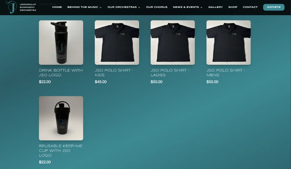 Joondalup Symphony - Shop