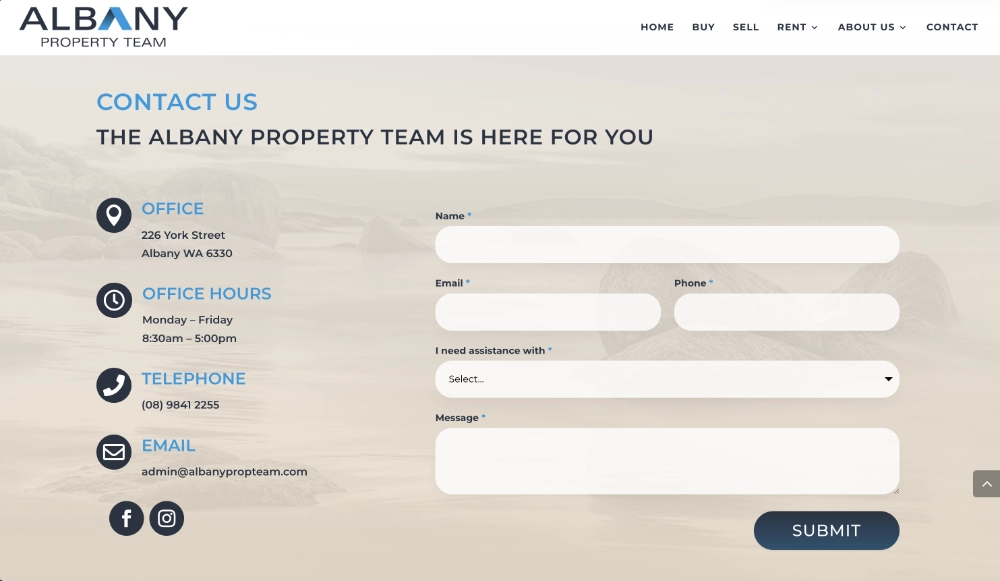 Albany Property Team - Contact