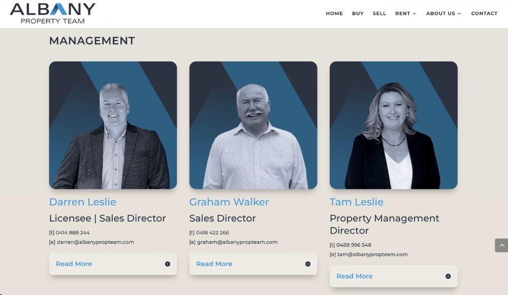Albany Property Team - Management