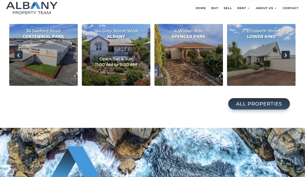 Albany Property Team - Homepage Listing